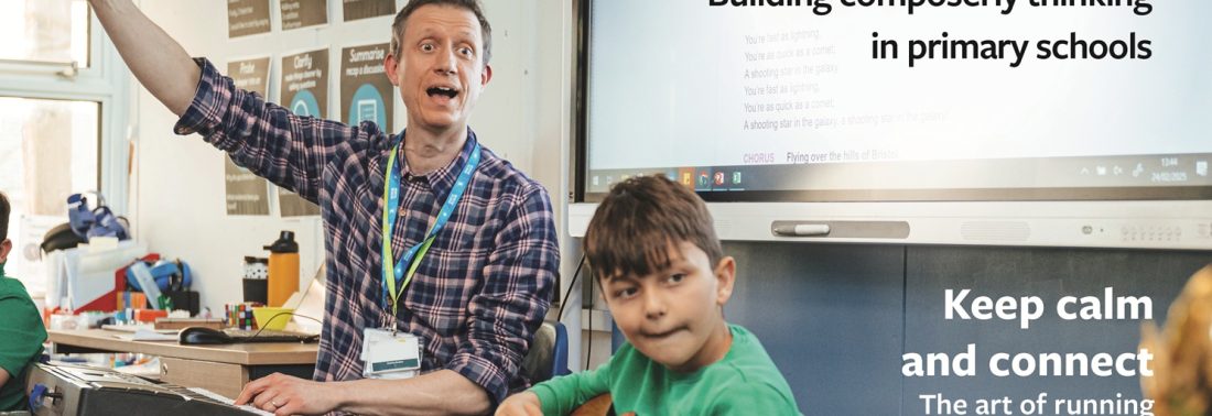 Earthsong Foundation on the Cover of Music Teacher Magazine