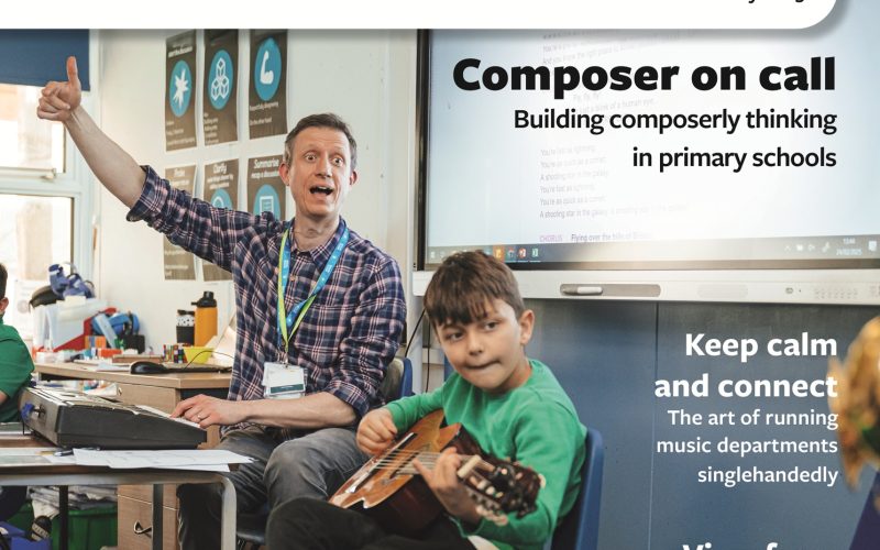 Earthsong Foundation on the Cover of Music Teacher Magazine